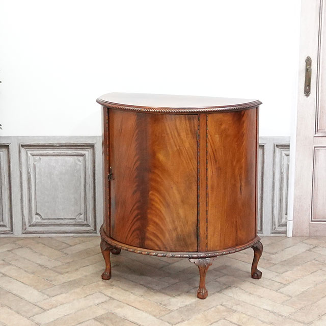 1930年頃 マホガニー材 イギリス アンティーク・キャビネット