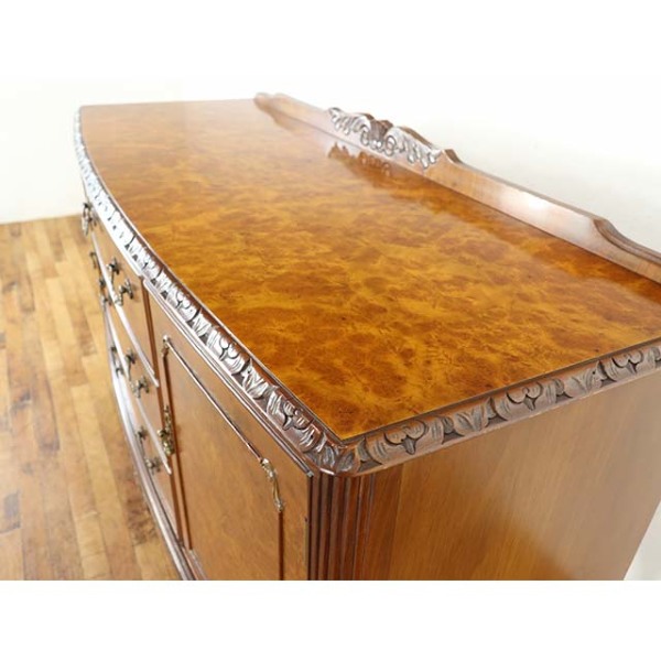 1940年頃 ウォールナット材 イギリス アンティーク・サイドボード