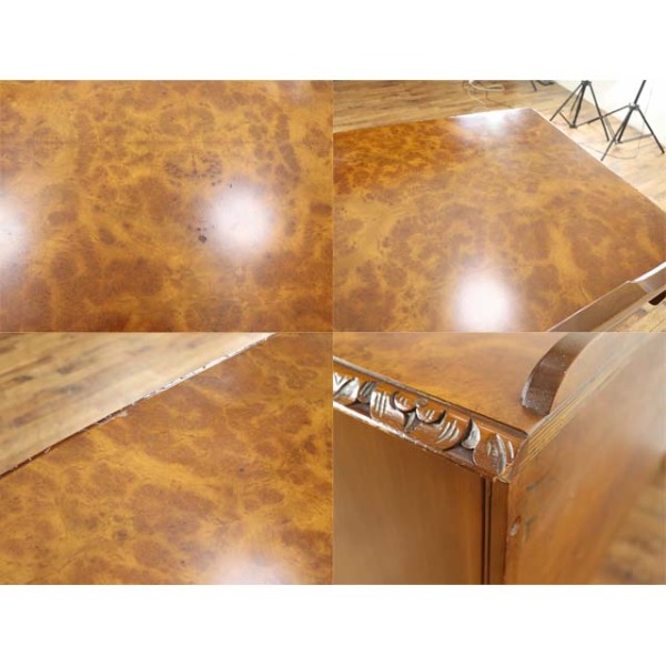 1940年頃 ウォールナット材 イギリス アンティーク・サイドボード