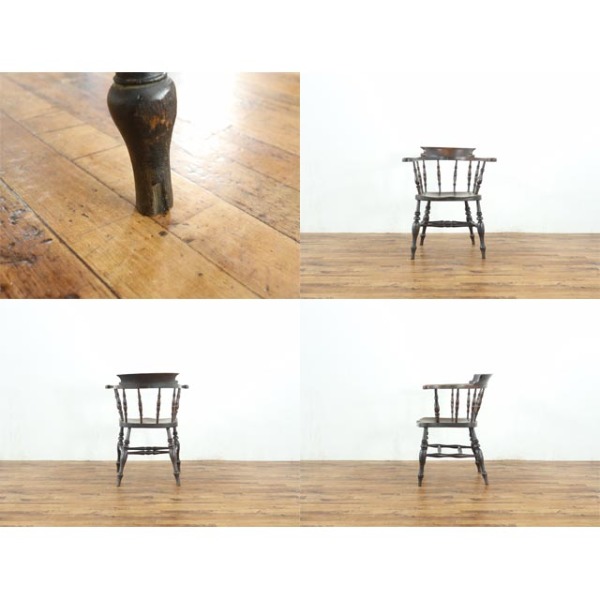 1930年頃 エルム材 イギリス アンティーク・チェア antique80558 新着