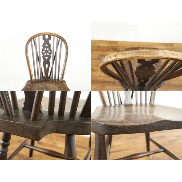 1940年頃 エルム材 イギリス アンティーク・チェア antique80568d 新着