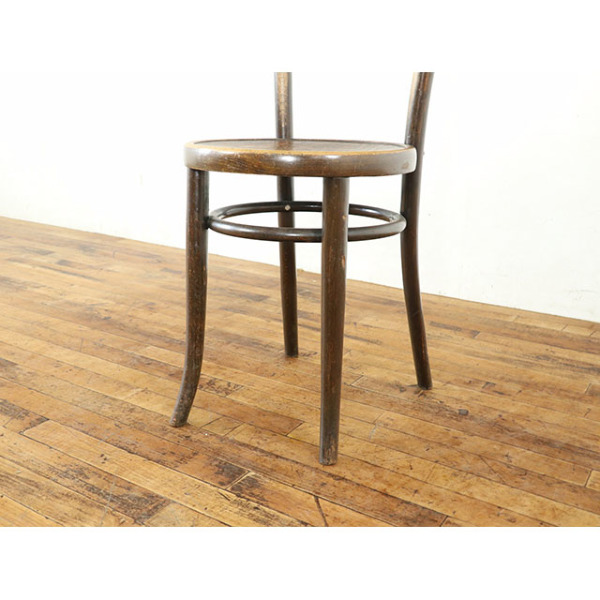 ビーチ材のハイバックチェア 古道具 古家具 アンティークチェア カフェ