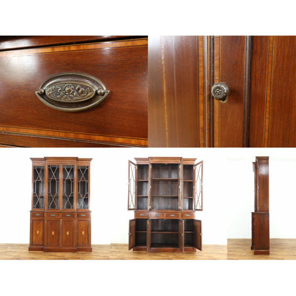 1920年頃 マホガニー材 イギリス アンティーク・キャビネット