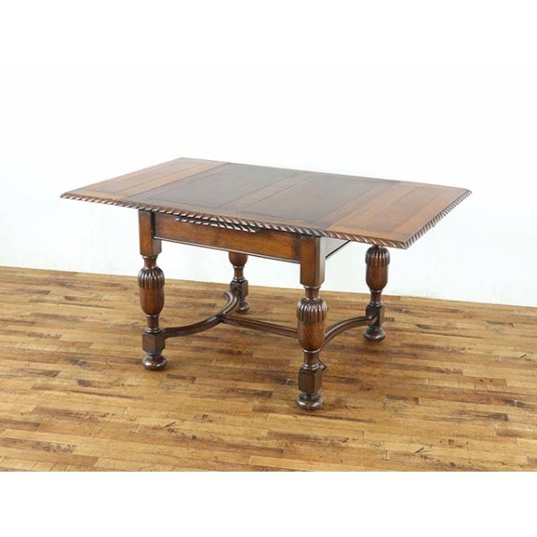 1920年頃 オーク材 イギリス アンティーク・ダイニングテーブル