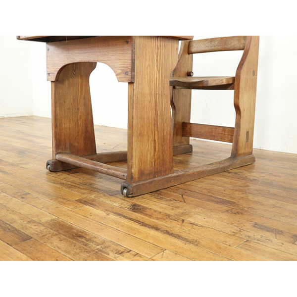 1950年頃 パイン材 イギリス アンティーク・デスク antique80585 新着