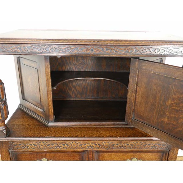 1920年頃 オーク材 イギリス アンティーク・キャビネット antique80590