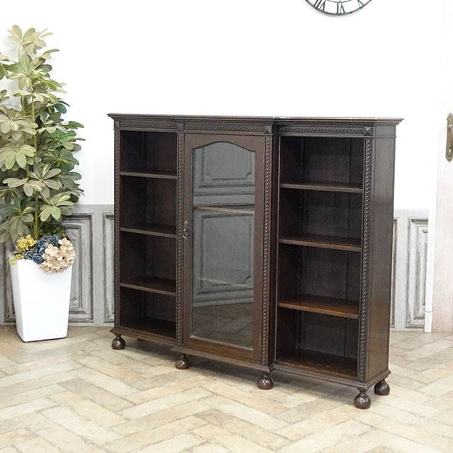 1920年頃 オーク材 イギリス アンティーク・ブックケース antique80592