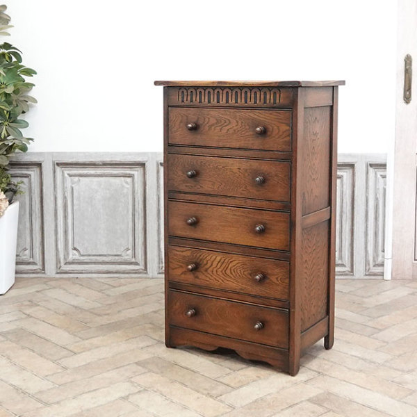 お値下げ不可!❗チェスト　アンティーク　アンティーク家具 1930年頃 オーク材 フランス アンティーク・チェスト antique65398