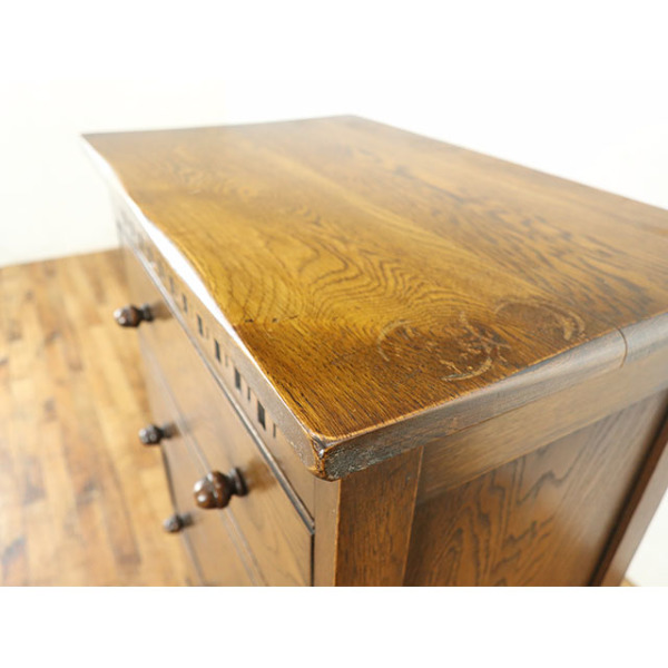 1930年頃 オーク材 イギリス アンティーク・チェスト antique80602a