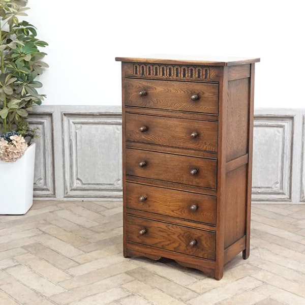 1930年頃 オーク材 イギリス アンティーク・チェスト antique80602b