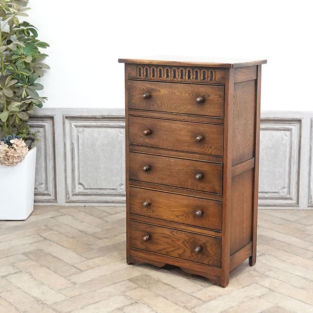 1930年頃 オーク材 イギリス アンティーク・チェスト antique80602b