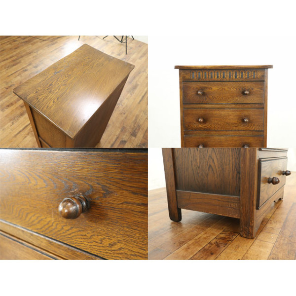 1930年頃 オーク材 イギリス アンティーク・チェスト antique80602b