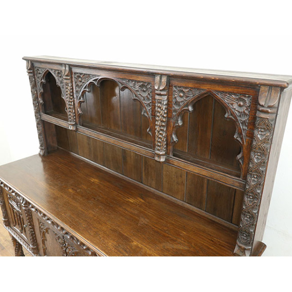 1920年頃 オーク材 イギリス アンティーク・カップボード antique80605