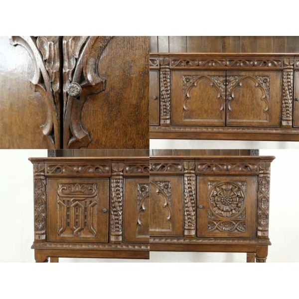 1920年頃 オーク材 イギリス アンティーク・カップボード antique80605