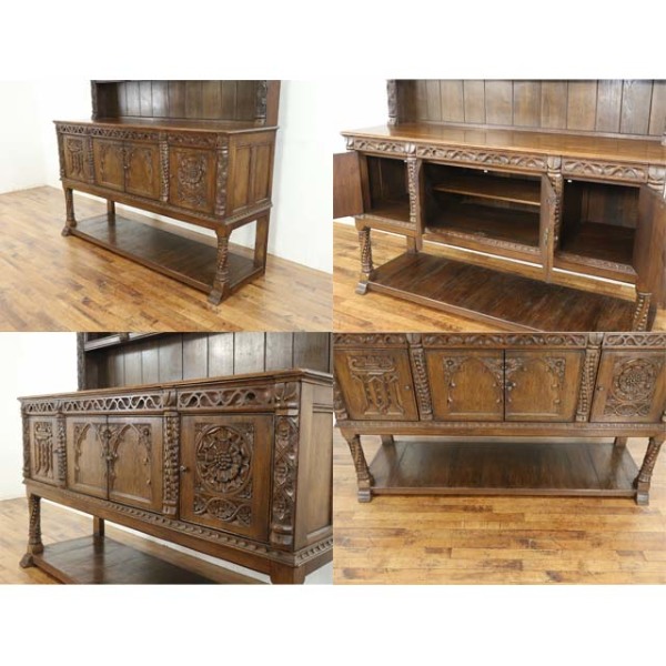 イギリス アンティーク 家具 カップボード 1930年頃 605A イギリス