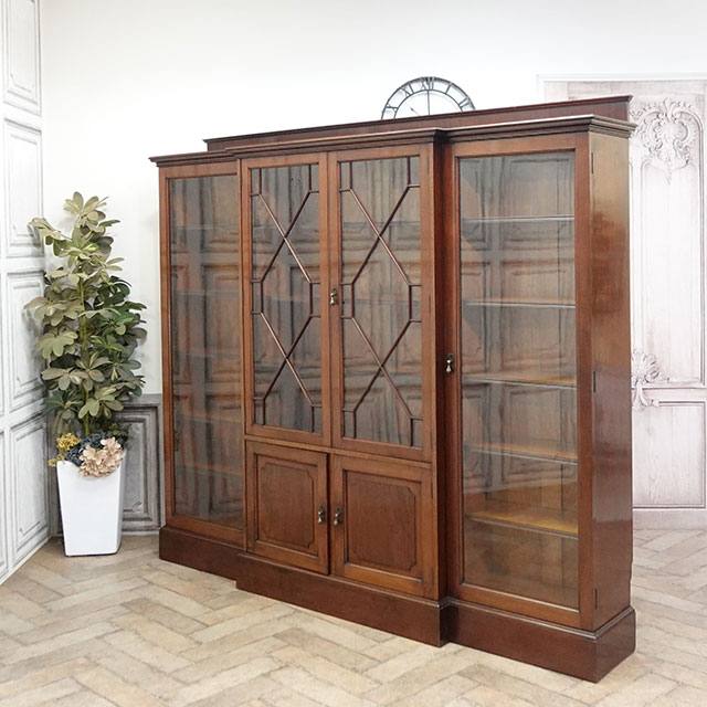 1920年頃 マホガニー材 イギリス アンティーク・キャビネット