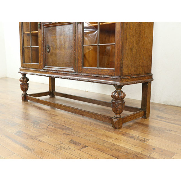 1920年頃 オーク材 イギリス アンティーク・サイドバイサイド