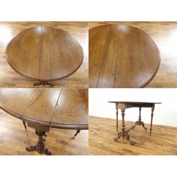 1910年頃 オーク材 イギリス アンティーク・サイドテーブル