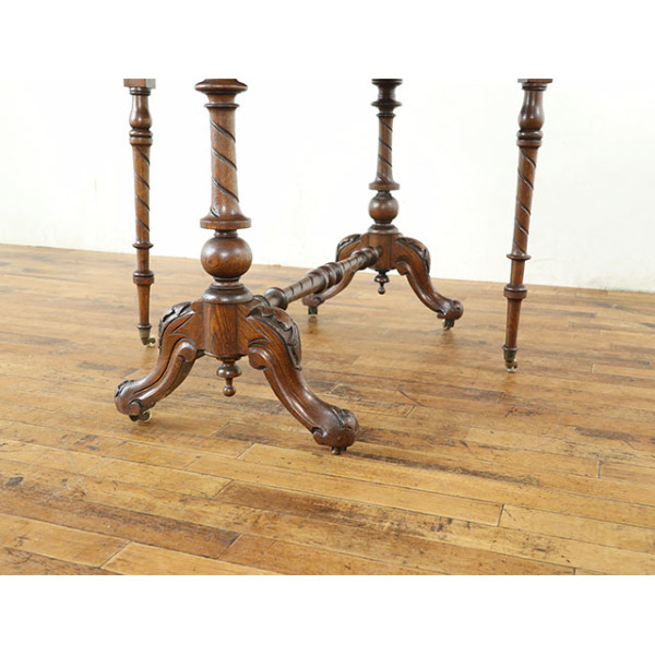 1910年頃 オーク材 イギリス アンティーク・サイドテーブル