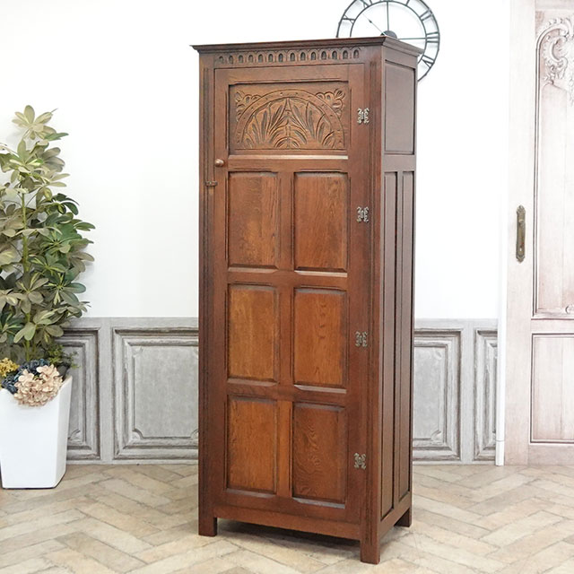 1930年頃 オーク材 イギリス アンティーク・ワードローブ antique80635