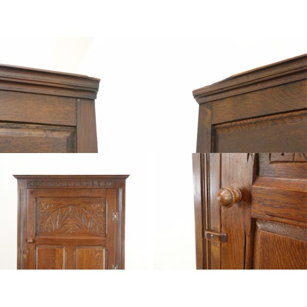 1930年頃 オーク材 イギリス アンティーク・ワードローブ antique80635