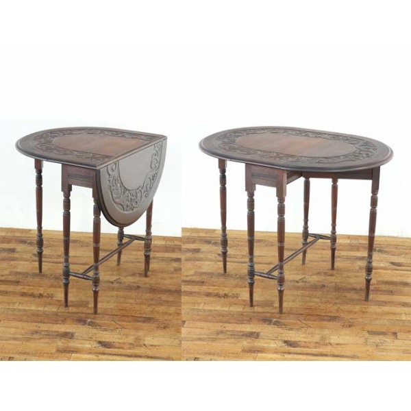 1920年頃 マホガニー材 イギリス アンティーク・サイドテーブル