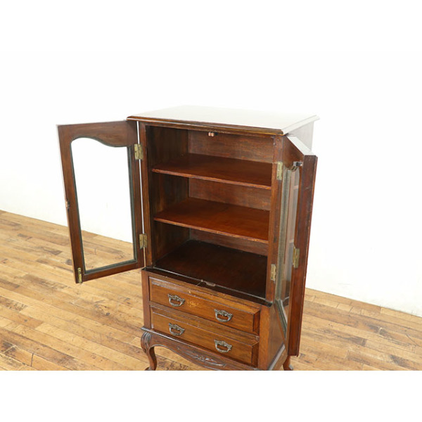 1920年頃 マホガニー材 イギリス アンティーク・キャビネット