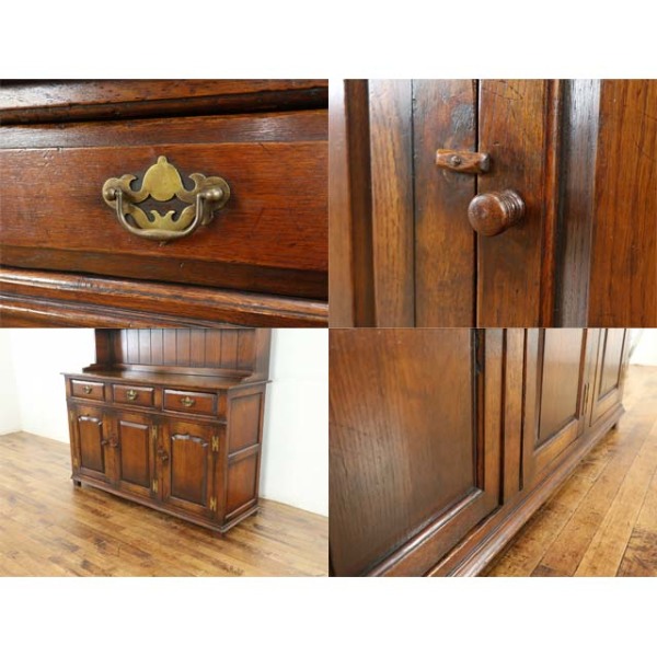 1950年頃 オーク材 イギリス アンティーク・カップボード antique80642