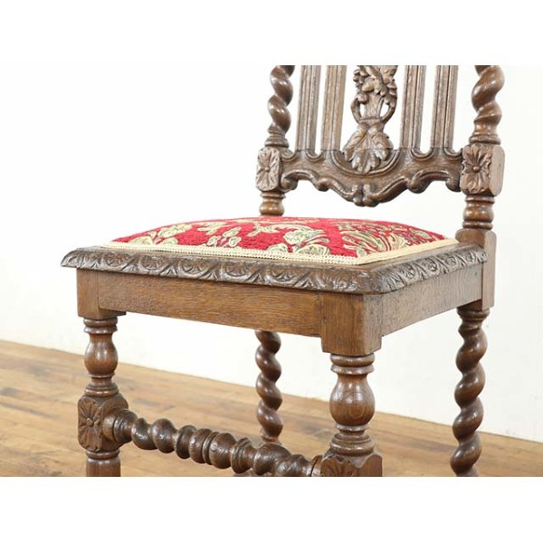 1900年頃 オーク材 イギリス アンティーク・チェア antique80644f 新着