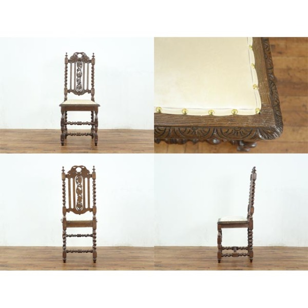 1900年頃 オーク材 イギリス アンティーク・チェア antique80644h