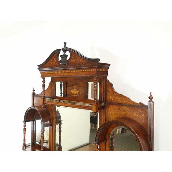 1900年頃 ローズウッド材 イギリス アンティーク・キャビネット