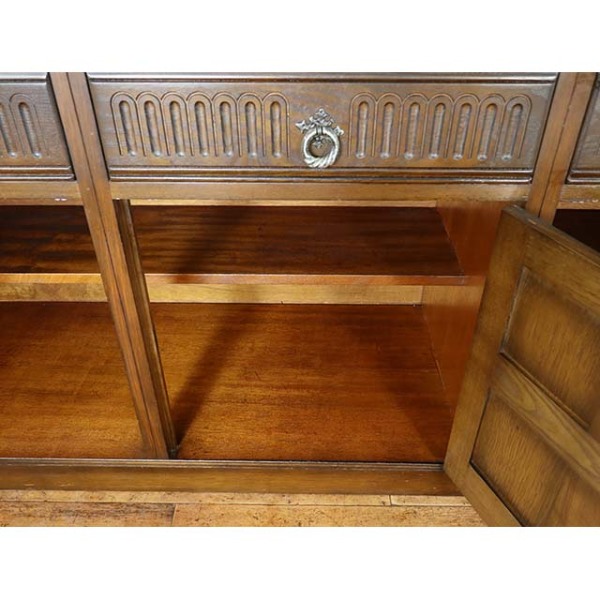イギリス　アンティーク家具　キャビネット　カップボード 1950年頃 MDF材 イギリス アンティーク・カップボード antique80649