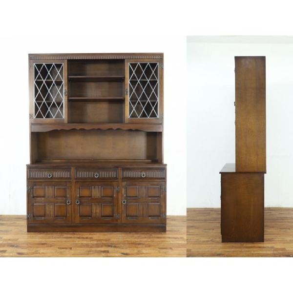 1950年頃 MDF材 イギリス アンティーク・カップボード antique80649