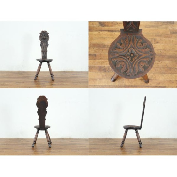 1900年頃 オーク材 イギリス アンティーク・チェア antique80661