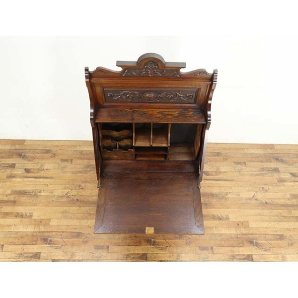 1910年頃 オーク材 イギリス アンティーク・ビューロー antique80722