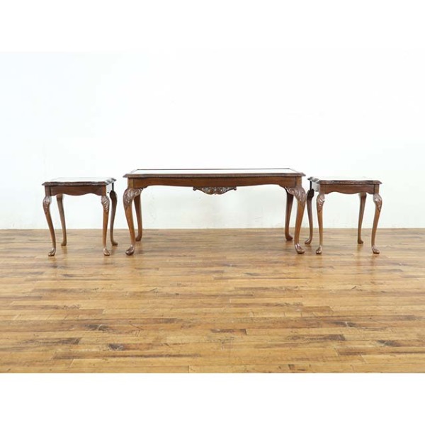 1940年頃 ビーチ材 イギリス アンティーク・ネストテーブル