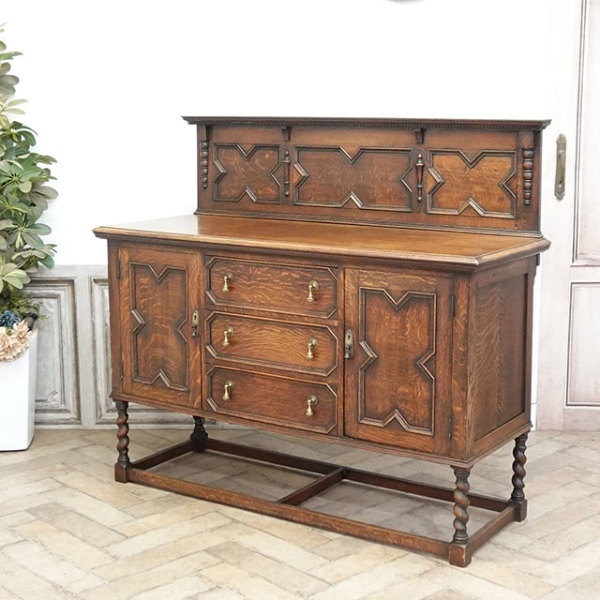 1920年頃 オーク材 イギリス アンティーク・サイドボード antique80731