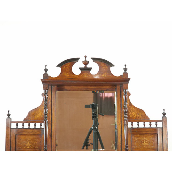 1910年頃 ローズウッド材 イギリス アンティーク・キャビネット