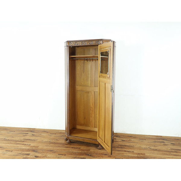 1920年頃 オーク材 イギリス アンティーク・ワードローブ antique80752