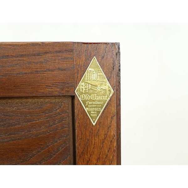 1950年頃 オーク材 イギリス アンティーク・コーナーキャビネット