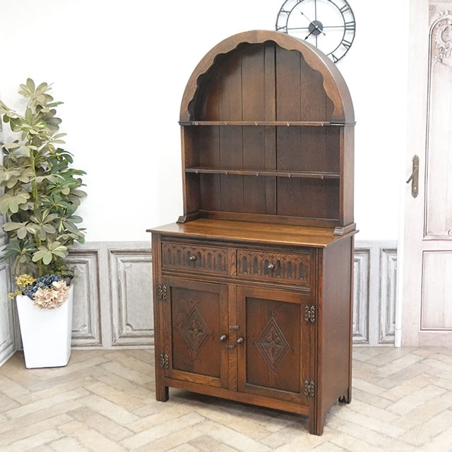 1940年頃 オーク材 イギリス アンティーク・カップボード antique80774