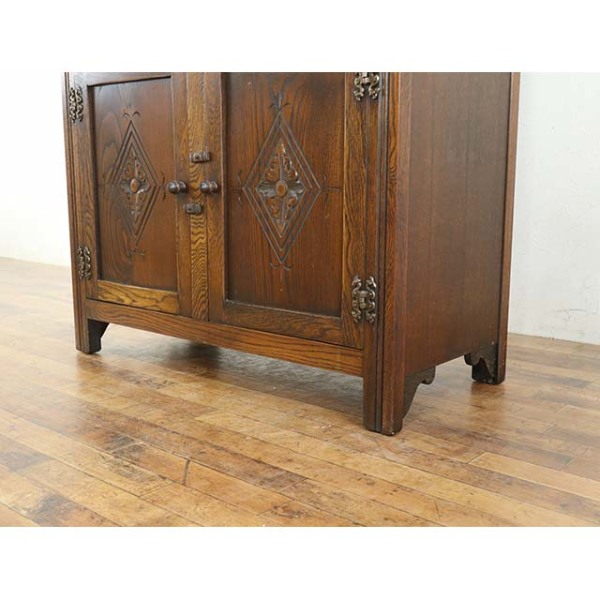 1940年頃 オーク材 イギリス アンティーク・カップボード antique80774