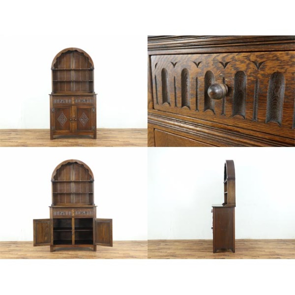 1940年頃 オーク材 イギリス アンティーク・カップボード antique80774