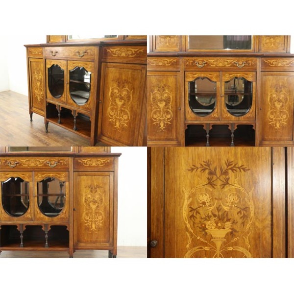 1910年頃 ローズウッド材 イギリス アンティーク・サイドボード