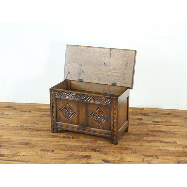 1940年頃 オーク材 イギリス アンティーク・コファー antique80787