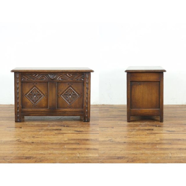 1940年頃 オーク材 イギリス アンティーク・コファー antique80787