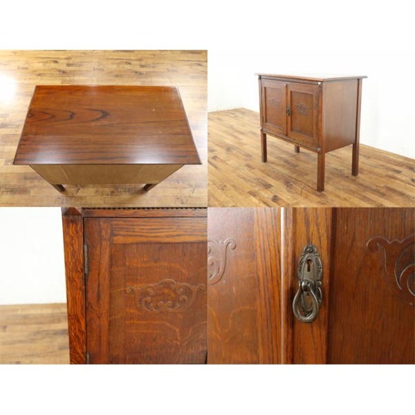 1920年頃 オーク材 イギリス アンティーク・キャビネット antique80789