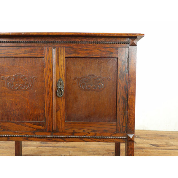 1920年頃 オーク材 イギリス アンティーク・キャビネット antique80789