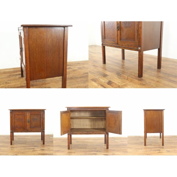 1920年頃 オーク材 イギリス アンティーク・キャビネット antique80789