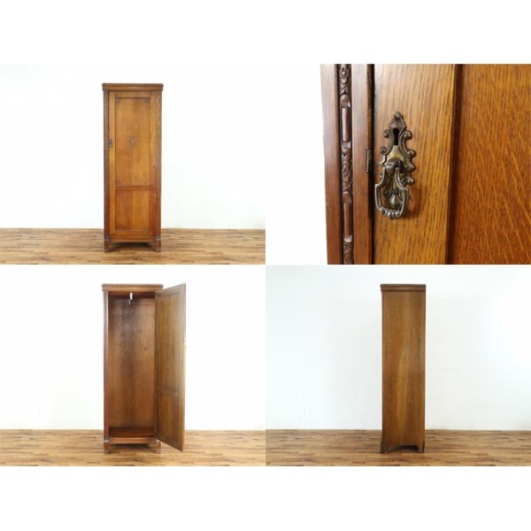 1930年頃 オーク材 イギリス アンティーク・ワードローブ antique80792